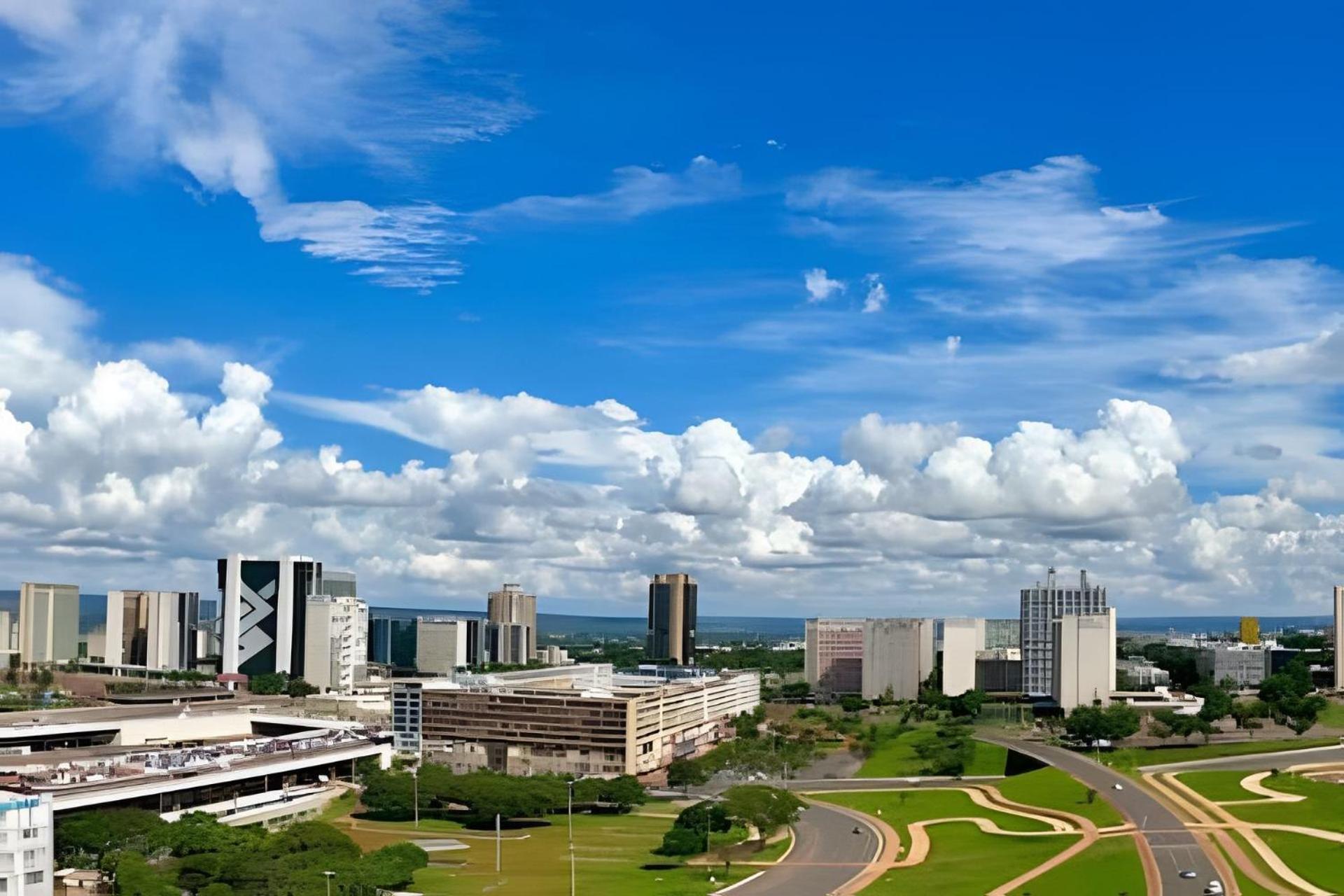 Saint Moritz Com Vista Espetacular De Brasilia Apartman Kültér fotó